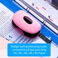 thumbnail image 4 of KW-triO Portable 2 Hole Punch Handheld Metal Hole Puncher 10 Sheet Capacity 6mm Aperture Paper, 4 of 8