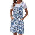 thumbnail image 2 of Ovzne Robes d'Été pour Femmes Robe Femmes Femmes St. Patrick Tennis Taille Haute Élégante Sports Course Shorts Jupe Courte Robe d'Été Liquidation, 2 of 7