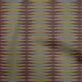 thumbnail image 1 of oneOone Rayon Brown Fabric Geometric Sewing Craft Projects Fabric Prints By Yard 56 Inch Wide, 1 of 4