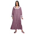 thumbnail image 1 of Moomaya Printed Nightdress For Ladies Cotton Ruffled Border Nursing Nightwear, 1 of 5