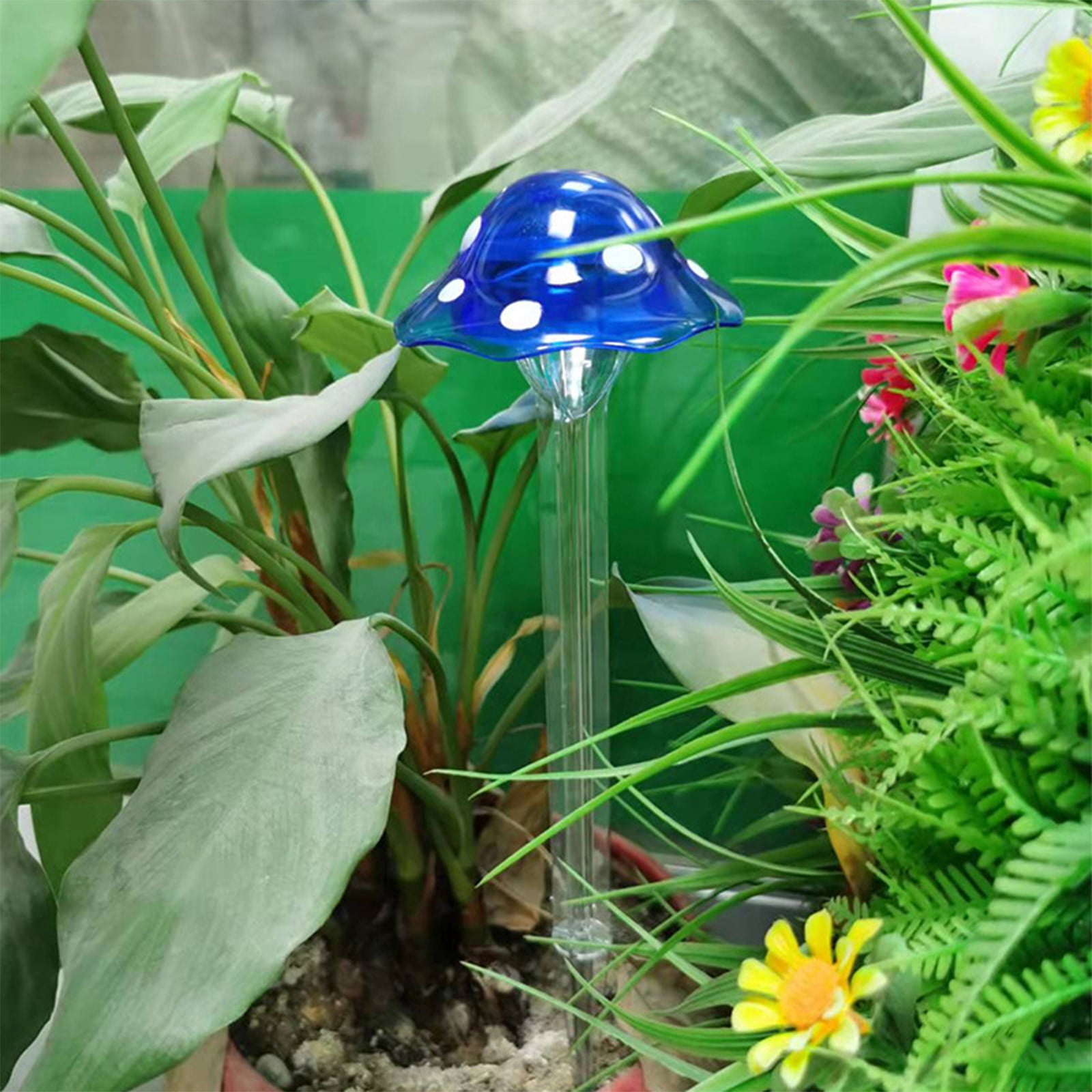 RXIRUCGD Set of 6 Mushroom Lights Decorative Outdoor Solar Lights Solar Powered Mushroom LED Outdoor Waterproof Garden Pathway Landscape Lights