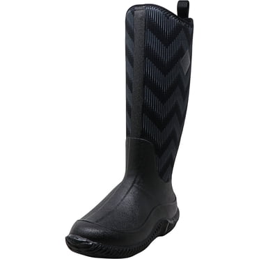 Muck Boot Company Women's Hale Black / Chevron Knee-High Rain - 7M