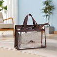 thumbnail image 2 of Liquidation et Promo, Housse de Protection Transparente pour Rangement de Sacs, Sac de Rangement Suspendu pour Garde-Robe, Sac à Vêtements Anti-Poussière et Imperméable, Organisateur de Vêtements Pratique pour Garde-Robe $BS$3, 2 of 7