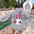 thumbnail image 2 of WEAIXIMIUNG Womens Sweatshirt Graphic Ladies' Letter Printed Hooded Sweatshirt, 2 of 5