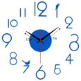 thumbnail image 1 of 3D Frameless Wall Clock, Silent Diy Wall Clock Number Wall Stickers Home Decor, 1 of 7
