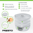 thumbnail image 3 of Presto Dehydro 6-Tray Digital Electric Food Dehydrator for Fruits & Vegetables, 3 of 12