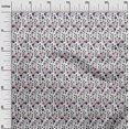 thumbnail image 2 of oneOone Cotton Poplin Fabric Leaves & Floral Block Printed Craft Fabric BTY 56 Inch Wide, 2 of 4