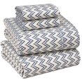 thumbnail image 1 of Ruvanti 100% Cotton Sheets - Crispy Cooling Percale Sheets For Full Size Bed, Breathable & Durable Full Sheet Set, 16 Inches Deep Pocket Bed Sheets, Chevron, 4 Pieces, 1 of 5