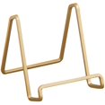 thumbnail image 1 of 4 Inch Metal Gold Plated Square Wire Plate Stand Holder Easel Display For Cookbooks, Photos, Picture Frames, & Plates, 1 of 4