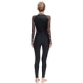 thumbnail image 2 of Jizyo Women's Long Sleeve Dance Unitard Shiny Rhinestone Full Body Suits One Piece Jumpsuits Black L, 2 of 5