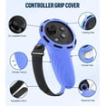 thumbnail image 4 of Silicone Cover Set Compatible with Oculus/Meta Quest 3 Accessories, Touch Controller Grips Cover, VR Shell Cover, Facial Interface Cover, Protective Lens Cover, Tempered Glass Lens Caps, 4 of 6