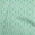 thumbnail image 1 of oneOone Polyester Lycra Sea Green Fabric Ikat Sewing Craft Projects Fabric Prints By Yard 56 Inch Wide, 1 of 5