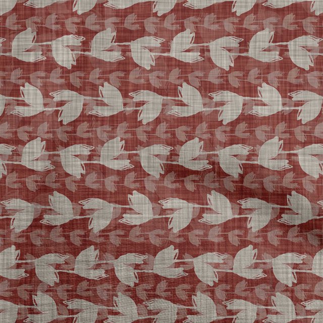 oneOone Polyester Spandex Maroon Fabric Asian Block Fabric For Sewing Printed Craft Fabric By The Yard 56 Inch Wide