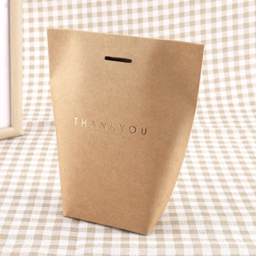 Kraft Paper Gift Bags Bulk,20Pcs Elegant Paper Gift Bag Candy Box Wedding Baby Shower Gift Bags, Tote Bag  For Wedding, Baby Shower, Party,etc