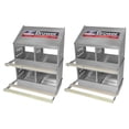 thumbnail image 1 of Brower Galvanized Steel 4 Hole 20 Bird Nest Chicken Brooding Box (2 Pack), 1 of 4