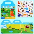 thumbnail image 1 of Yhmxh Toddler Toys Reusable Sticker Book Children's Stickers Activity Books Children's Guide Stickers Kids Learning Educational Toy Sticker Baby Toy Sensory Activity for Newborns Ages 3+ Months, 1 of 1