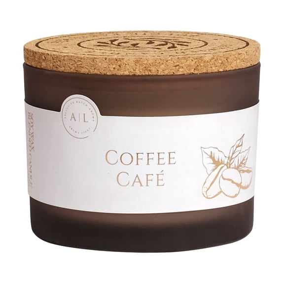 Aroma Light 12oz Coffee Soy Wax Blended Scented Candle