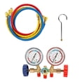 thumbnail image 4 of Amdohai Refrigerant Manifold Gauge Set Air Conditioning Tools with Hose and Hook for R12 R22 R404A R134A, 4 of 8