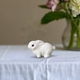 thumbnail image 1 of Micro Ornements Animaux Mignons Lapin Réaliste Micro Lapin Jardinage Accessoires en Résine, 1 of 6