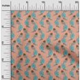 thumbnail image 1 of oneOone Cotton Silk Fabric Leaves & Floral Block Print Sewing Fabric BTY 42 Inch Wide, 1 of 4
