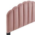 thumbnail image 3 of Veronique Full/Queen Performance Velvet Headboard - Dusty Rose, 3 of 4