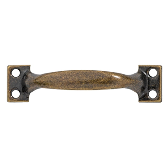 Antique Bow Style Door Pull Handle Heavy Barn Door Handle 3 In Fence Gate Handle Coating Easy To Install Metal Sliding Door Pulls For Garage Pantry (4 Styles) 7.2X1.9X1.8Cm Utility