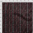 thumbnail image 4 of oneOone Cotton Silk Red Fabric Abstracts Craft Projects Decor Fabric Printed By The Yard 42 Inch Wide, 4 of 4