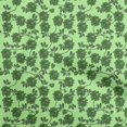 thumbnail image 1 of oneOone Polyester Spandex Mint Green Fabric Leaves & Clover Sewing Material Print Fabric By The Yard 56 Inch Wide, 1 of 5