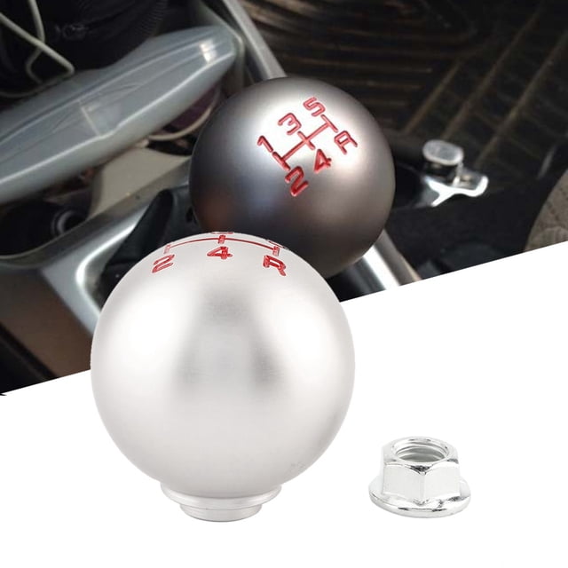 Aluminum Knob, 2X2X2Inch Wear-Resistent Stick Knob Head, For Most Manual Cars Trucks SUV Manual Gear Rod