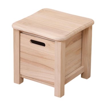 serony Tabouret Repose-Pieds en Bois avec Tiroir Tabouret pour s'Asseoir pour Intérieur Extérieur Maison Dortoir 30cmx30cmx35cm Bois 30x30x30cm