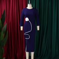 thumbnail image 3 of Robe Moulante à Volants 3D à Fleurs pour Femme, Plissée, Décontractée, Mini Évasée, 3 of 8