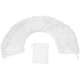 thumbnail image 2 of ORUYROP 100pcs Drawstring Organza Jewelry Candy Pouch Party Wedding Favor Gift Bags (8x12", White), 2 of 7