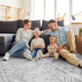 thumbnail image 4 of Boho Area Rug x Carpet Rugs for Living Room Bedroom Moroccan-Machine Washable Rugs for Bedroom Dining Room Living Room Rug Neutral Taupe, 4 of 6
