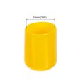 thumbnail image 2 of Unique Bargains 50 Pcs Capuchons d'Extrémité en Caoutchouc 19mm Couvre-Vis en PVC Vinyle Protecteur de Filetage de Vis Capuchons Ronds pour Tablette en Fil Jaune, 2 of 5