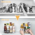 thumbnail image 4 of AMERTEER Transparent Turntable Kitchen Organizer for Kitchen Pantry Cabinet Countertops(10.63‘‘), 4 of 7
