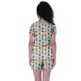 thumbnail image 3 of Moomaya Pyjama en Coton pour Femmes, Ensemble de Nuit 2 Pcs avec Shorts, Ensembles de Pyjama avec Shorts, 3 of 7