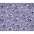 thumbnail image 4 of oneOone Cotton Flex Bluish Violet Fabric Florals Sewing Craft Projects Fabric Prints By Yard 40 Inch Wide-IZM, 4 of 4
