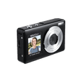 thumbnail image 2 of Vivitar PopSnap Duo 56MP Digital Camera with Dual Screens, 2.7K Video and Rechargeable Battery, Black, 2 of 13