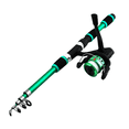 thumbnail image 1 of Telescopic Fishing Rod and Reel Combo 6ft Fiberglass Portable Travel Kit for All Anglers, 1 of 1