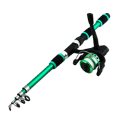 Fishing Rod Telescopic Rods with Reel 6ft Fiberglass Telescopic Rod And Reel for Outdoor Angling Versatile Travel Fishing Gear for Sea