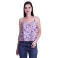 thumbnail image 4 of Moomaya Printed Womens Spaghetti Strap Crop Top Cami Summer Tops, 4 of 5