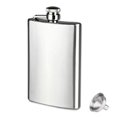 thumbnail image 1 of Dvkptbk The Flask Flasque de Poche en Acier Inoxydable 10 Oz pour Hanches, Whisky, Liqueur, Bouchon à Vis, Maison et Jardin, 1 of 1