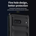thumbnail image 3 of Color Liquid Silicone Matte Phone Case for Google Pixel 8 pro Skin Feel Armor Shockproof Protect Soft Cover - White, 3 of 5