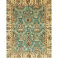 thumbnail image 1 of Ahgly Company Indoor Rectangle Abstract Avocado Green Oriental Area Rugs, 6' x 9', 1 of 6