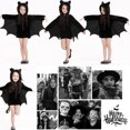 thumbnail image 3 of Halloween Bat Costume Adorable Combinaison d'Halloween à Fermeture Éclair Costume de Fête pour Enfants, 3 of 10