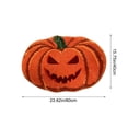 thumbnail image 3 of HHBEAUTY Halloween Bathroom Rug, Fall Pumpkin Bath Mat Water Absorbent Non-Slip Washable for Shower Tub Microfiber Washable Absorbent Carpet Autumn Halloween Thanksgiving Home Kitchen Decoration, 3 of 6