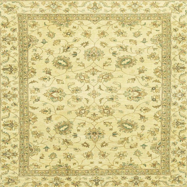 Ahgly Company Tapis d'Intérieur Carrés Abstraits Dorés Abstraits pour Aire, 5 Pieds Carré