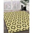 thumbnail image 3 of Ahgly Tapis d'Intérieur Lavable en Machine Carré Transitionnel Chêne Brun, 6 Pieds Carré, 3 of 7