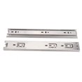 thumbnail image 3 of 12 -18 Stainless Steel Drawer Slide Rail 3 Section Glide Device Furniture(14''undamped), 3 of 9