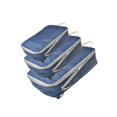 thumbnail image 1 of 3 Pièces Organisateur de Bagages Imperméables Sacs de Rangement Légers Bleu Marine, 1 of 8